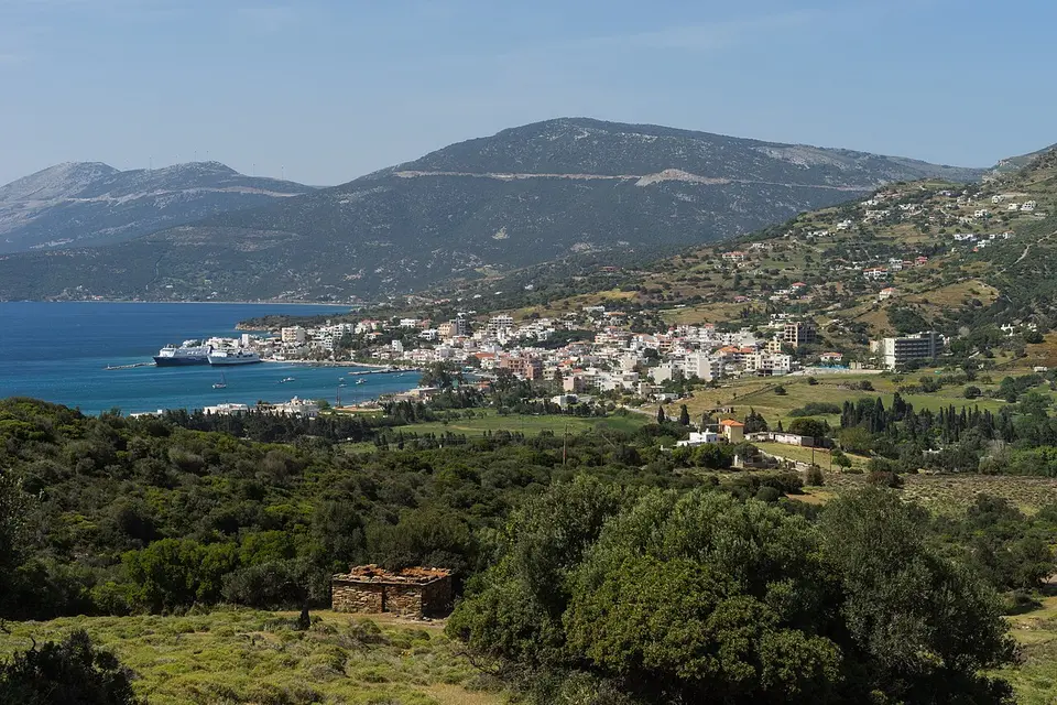 The coastal village of Marmari on Evia